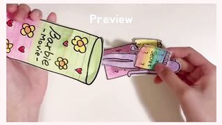 [????paperdiy????] Wednesday paper doll  웬즈데이 종이인형 Barbiecolorreveal (바비담금주