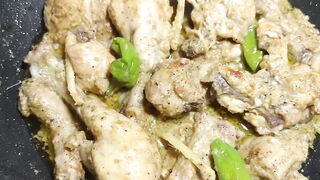 White Chicken Karahi Recipe_ Dawaton Wali Chicken White Karahi  Eid Special