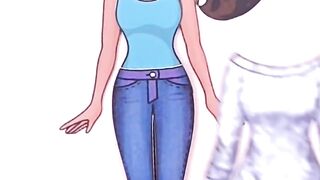 Printable paper doll and doll dress set dress up #shorts.