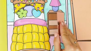 Paper dollhouse Easy paper crafts - shorts.