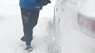 Cleaning car