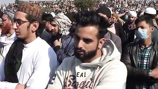 لاہور مینار پاکستان میں میں تحریک کے لبیک پاکستان میں پہیہ جام ہڑتال کا اعلان کیا