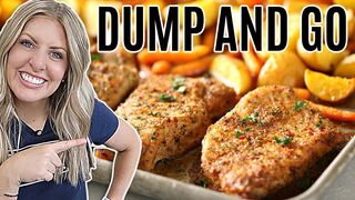 DELICIOUS Dump and Go Sheet Pan Recipes - You Get a Main Dish and a Side!