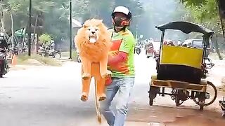 Not Try to laugh Best ever Funny Prank on Sleeping Dog