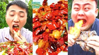 Songsong and Ermao Super Compilation __ Eating Spicy Food __ Funny Mukbang __ TikTok pranks video.