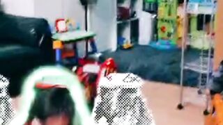Baby playing لاہور دا پاوا اختر لاوا۔۔