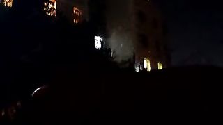 police line attack