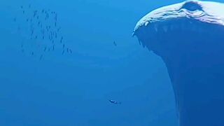 #SeaMonsterBloop #deepSea #fearofSea #ViralVideo #bravescubadiver #Swimmingindanger