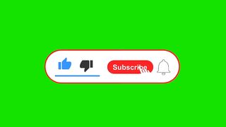 Green Screen Like And Subscribe Button