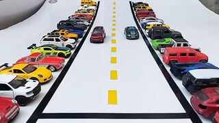 Car racing, cars