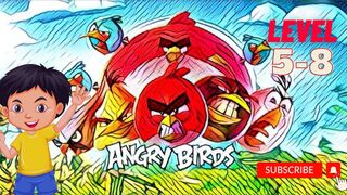 Angry Bird 2 | Gameplay| 5-8 Level| Angry Bird | Birds| Kids Game| Funny Games | Best Game for IOS| IOS game play