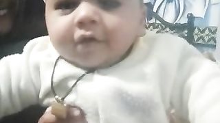 My cute baby