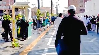 A BEAUTIFUL SCENE OF MADINA SHARIF