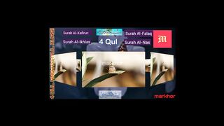 4 Qul and Ayatul Kursi with Urdu Translation | Protect Yourself from Evil | Powerful Islamic Remedy | markhor