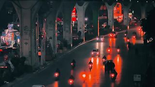 مری روڈ راولپنڈی کا رات کا خوبصورت منظر