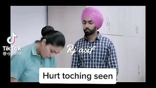 A beautiful couple love seen