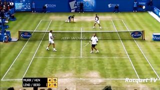Tennis. Hitting The Opponent - (Not) Funny Moments