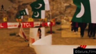 The grils are playing football in passu,Gojal