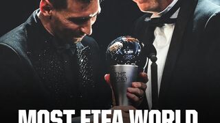 FIFA Best Player Of The Year Award | Leo Messi Wins The FIFA Best Player Of The Year Award
