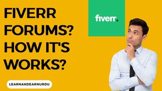 How To Use Fiverr Forum - Fiverr Gigs Rank On Fiverr Forum Urdu #LearnAndEarnUrdu #fiverrtutorial