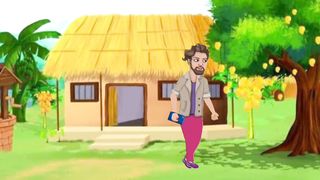 Pakistani farmer character green video /no copyright for free download