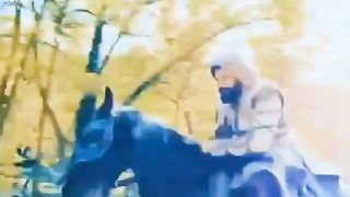 Usman jump on horse