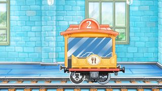 Kids cartoon train animation