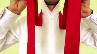 How to tie a tie EASY WAY (Slowly & Mirrored) Windsor knot