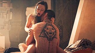The Witcher: Blood Origin 1x01 / Kiss Scene — Fjall and Merwyn (Laurence O'Fuarain and Mirren Mack)"