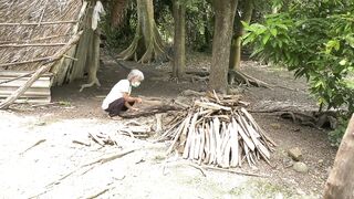 Handmade hut