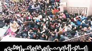 imran khan niyazi ki  islamabad mein entry