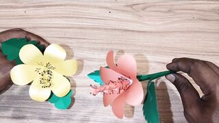 How to make beautiful paper flowers