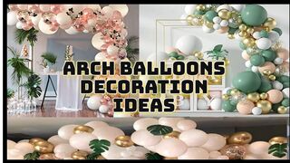 Spiral Balloon Arch For Any Occasion|| Arch Balloon Design|Balloon Decoration Ideas ||#ujjikhan