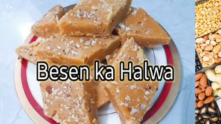 Besan ka halwa/Besan ki barfi by Appetizing foodz
