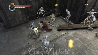 Prince of Persia Forgotten Sands: Fight with Skeleton