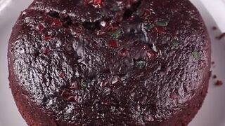 Easy chocolate fruit cake recipe ( subscribe please )