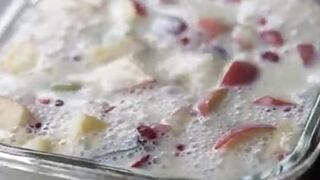 Fruit sago dessert recipe ( subscribe please )