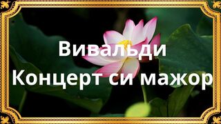 Вивальди Концерт си мажор