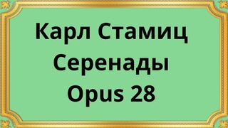 Карл Стамиц Серенады Opus 28