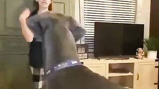 Dog and Girl