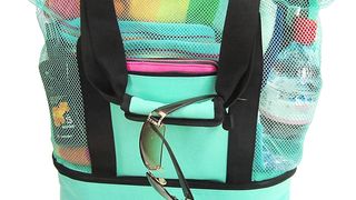 Large Capacity Canvas Single Shoulder Srorage Bag Double Layer Outdoor Travel Picnic Bag Lunch Box With Zipper