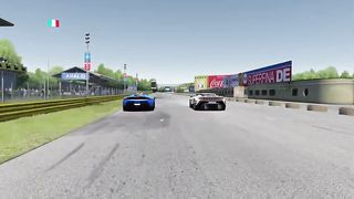 Bugatti Centodieci vs Ferrari SF90 Stradale Fiorano at Monza Full Course.