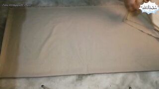 Simple pajama cutting and stitching