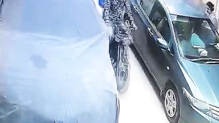 Street crime in Karachi Pakistan,
