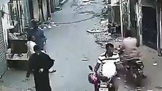 What happened with bike rider #funny #funny videos