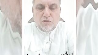 Dr. Aziz Faisal reciting his beautiful poetry