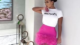 White And Pink color combination