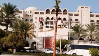 Palm Jumeirah Beach Blue water Dubai JBR