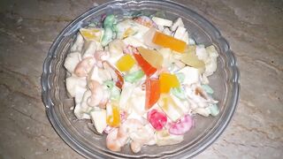 Delicious Creamy Fruit Chaat Recipe  کریمی فروٹ چاٹ  Ramadan Recipe