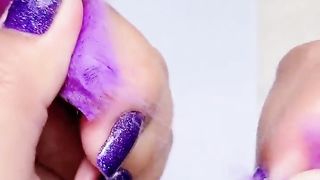 ASMR Aesthetic Journaling ???????? Purple and Green Theme #shorts #asmr #journal.